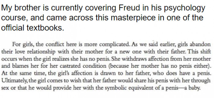 3. Someone's brother came across this excerpt in his official school textbook.