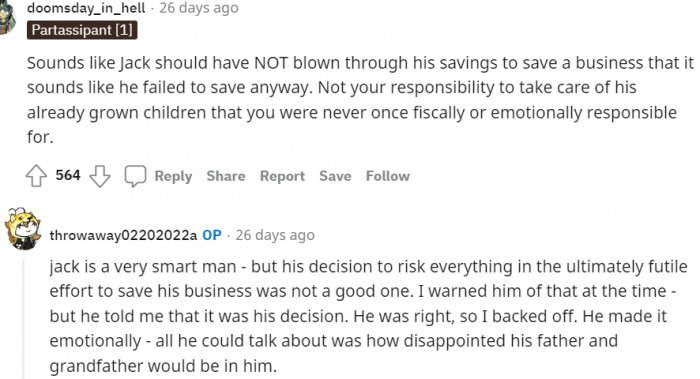6. It Is Not Your Responsibility to Take Care of His Adult Kids