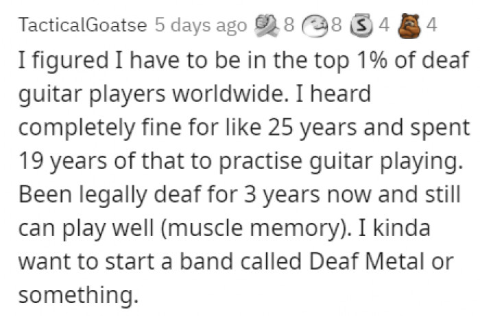 14. That band name is pure gold