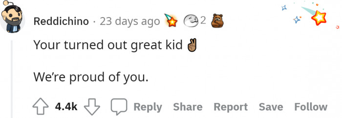 Others were proud of what she has accomplished.