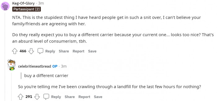 Exactly, the worst part is that 50% of your family doesn't even support you in this!