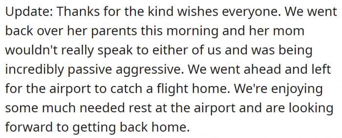 What happened after they spent the night at the hotel