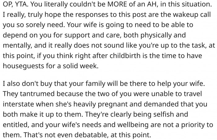 We do hope he realizes what he has done.