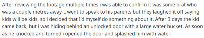 Reporting to the Parents