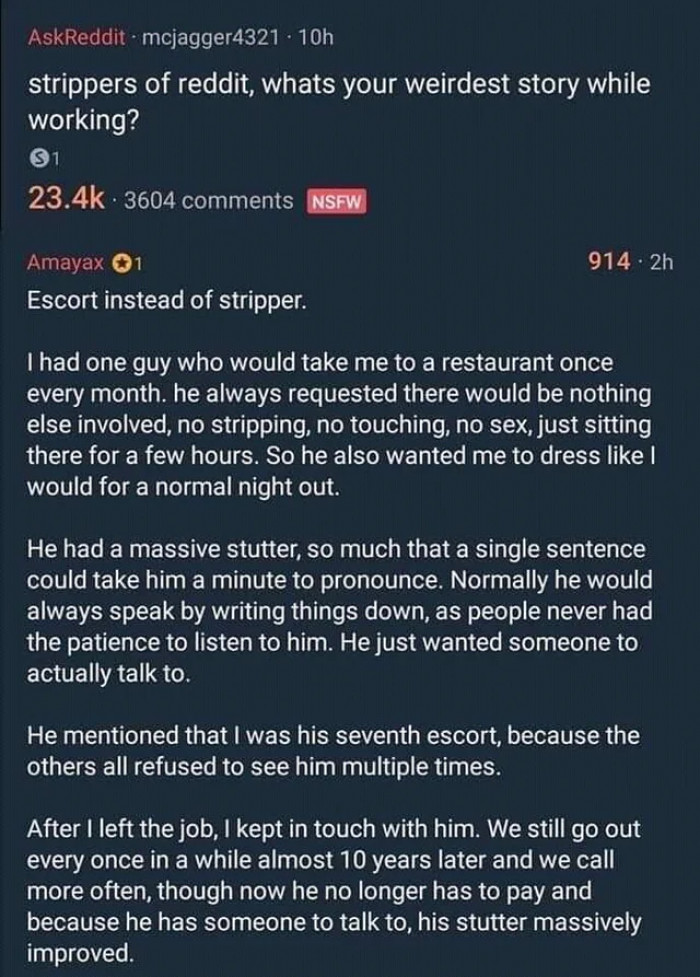 12. A job experience way beyond the resume