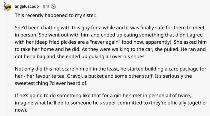 15. This cute first date who wasn't fazed by the unfortunate event