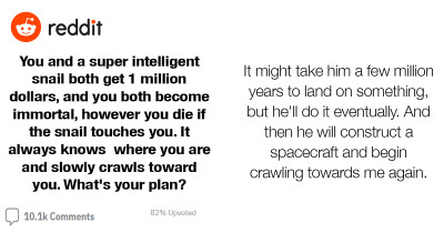 An Elaborative Masterplan About Escaping An Assassin Snail Swept People Off Their Feet On Reddit