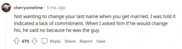 It nowhere indicates a lack of commitment