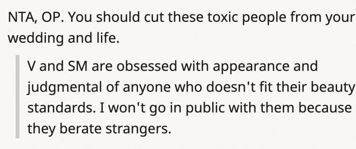 Many points were made by a Redditor based on OP's statements.