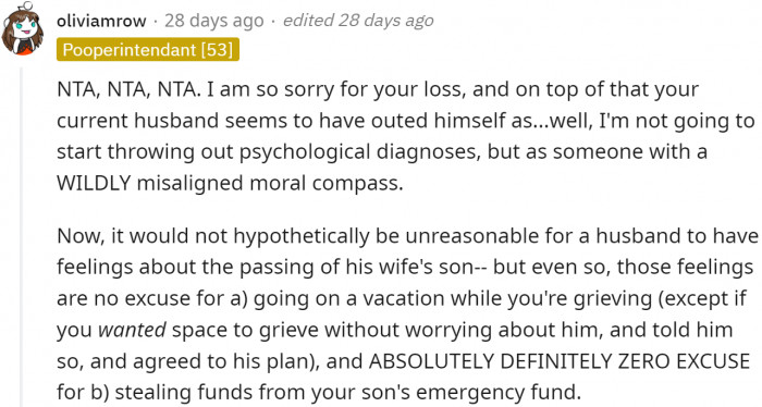 He simply cannot be excused for his irresponsible behavior.