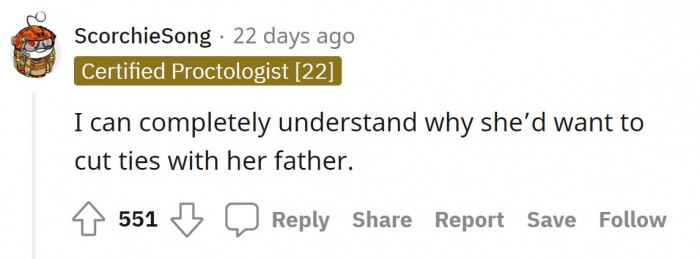 It's understandable.