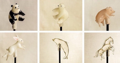 Impressive Japanese Amezaiku Animals Glass Candy Art Like You Have Never Seen Before