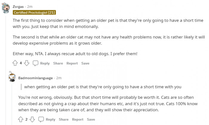 Accept the short period but give them the best life.