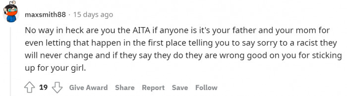 #16 Your parents should apologize for letting that happen.