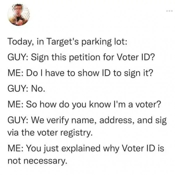 21. Why Voter ID Is Not Necessary