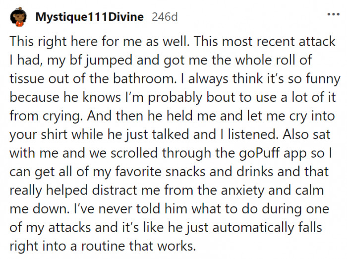 5. Bless this dude, seriously. He just knew exactly what to do in his own way