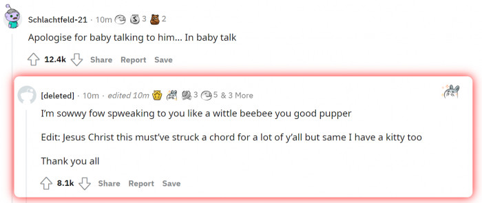 5. Dogs actually love baby talk!