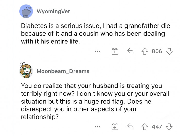 Everyone knows that except for OP’s husband.