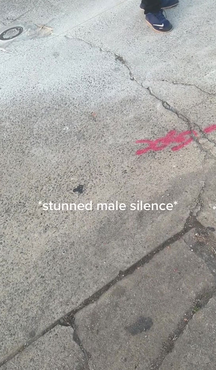 Stunned Male Silence