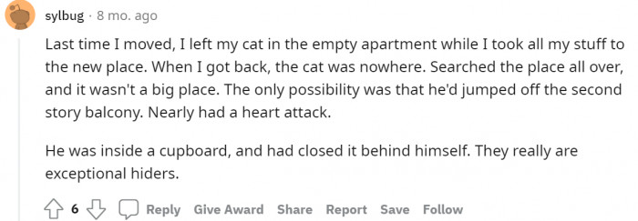 #14 Almost had a heart attack, too.