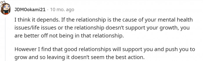 13. Being in a good relationship can do wonders for you