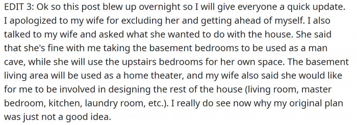 And he will take their advice.