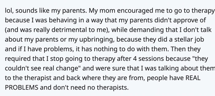 When things go their way, they just stop everything.