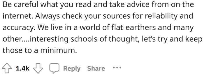 Point to be noted: always check your sources for reliability and accuracy.