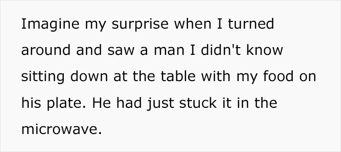 Anyone would be surprised if it happened to them.