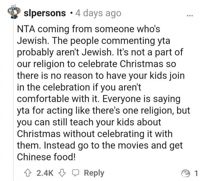 Out of thousands of comments declaring OP