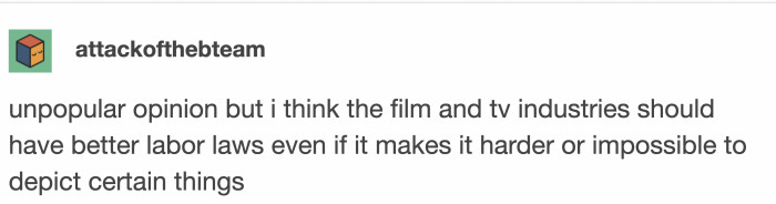 Here's the post where it started. OP began their thoughts as an unpopular opinion rant