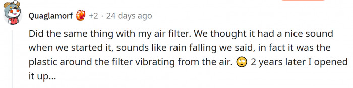 Such a nice sound... So calming