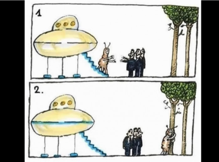 25. At least the aliens have realized the importance of trees.