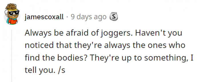 Maybe the poor lady had the exact same thing in mind and was just looking out for the community?