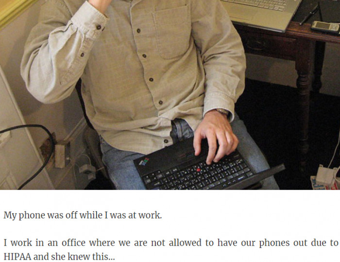 10. If your phone's off at work, you're cheating.