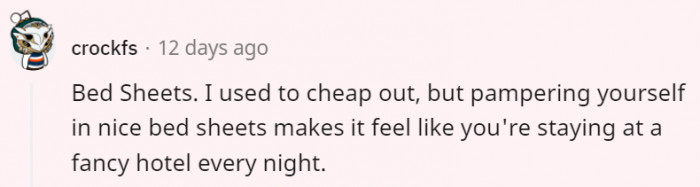 8. You spend almost a third of your life in bed, so why skimp on it?