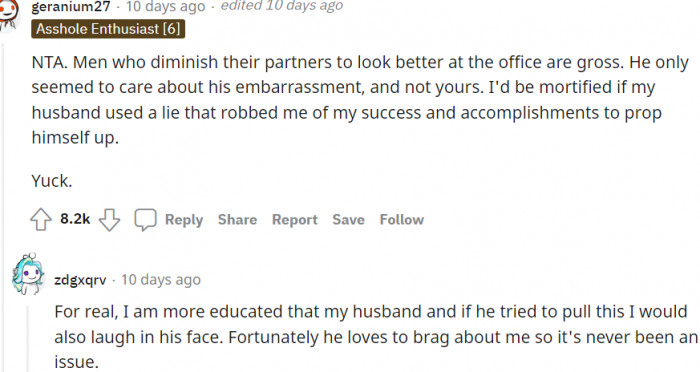 3. You're supposed to brag about your spouse
