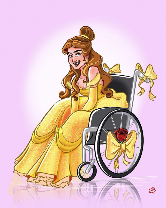 3. Here is Beautiful Belle from Beauty and the Beast