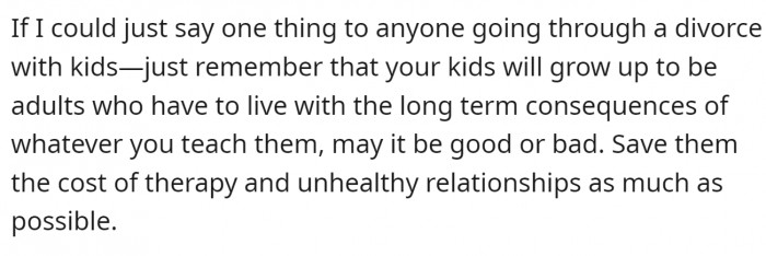 and some good advice.