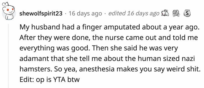 ... like human-sized Nazi hamsters?