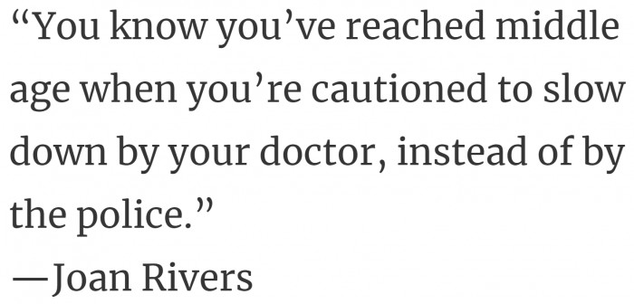 20. Since when did doctors start being concerned only for middle-aged people?