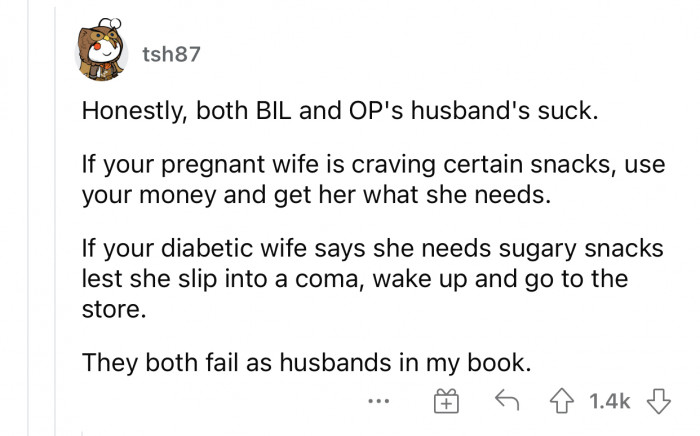Both husbands are failing at being husbands.