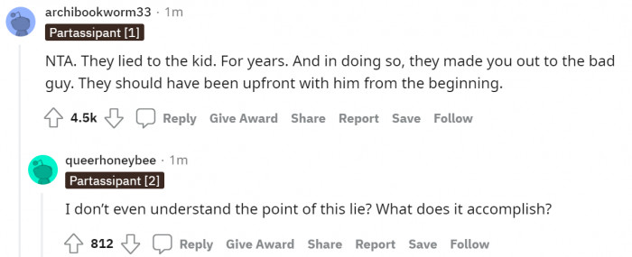 #2 The lie made you the bad guy.