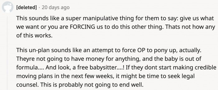 Let's hope it doesn't get to that level