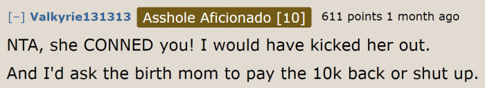 A lot of people would have done the same thing.