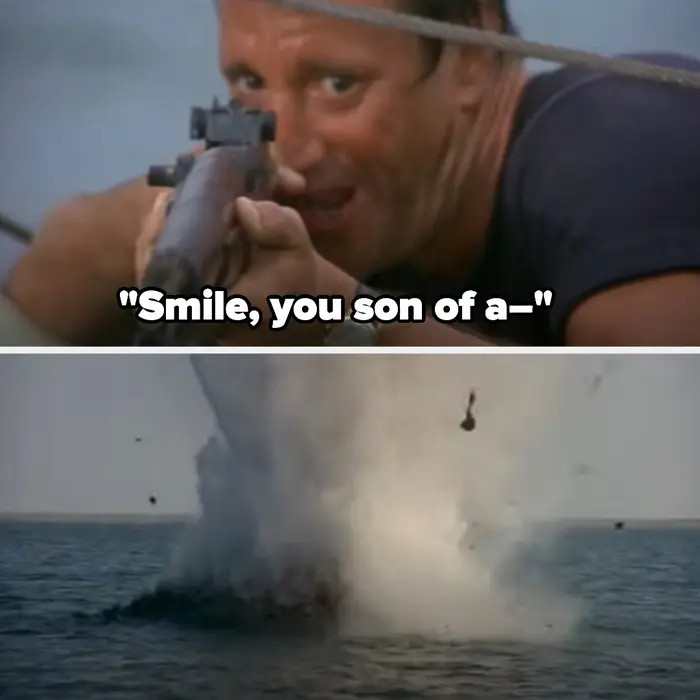1. When Brody blew up the shark in Jaws