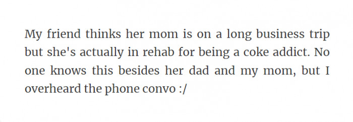 17. Well, at least she's getting the help she needs.