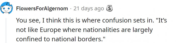 This is where confusion sets in...