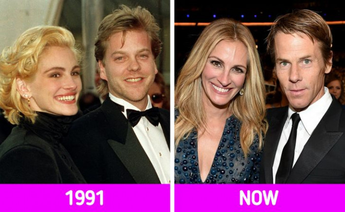 10. Julia Roberts and Kiefer Sutherland fell into a whirlwind romance that ended three days before their wedding day.