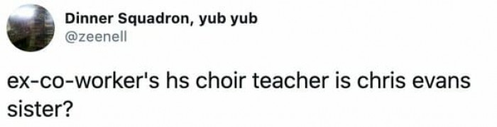 Did Captain America ever show up to choir practice?